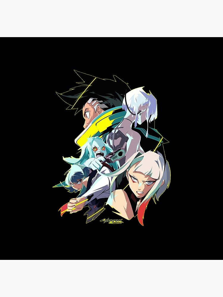 Cyberpunk Edge Runners Throw Pillow - Image 2