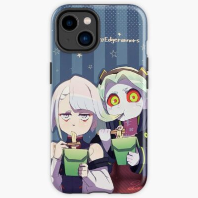 Edgerunners Lucy And Rebecca Eating Iphone Case