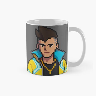 Pixel Edge Running David Mug