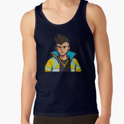 Pixel Edge Running David Tank Top