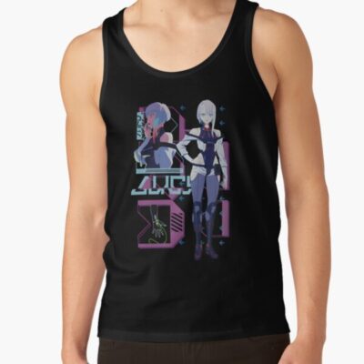 Lucy Posing Black Tank Top