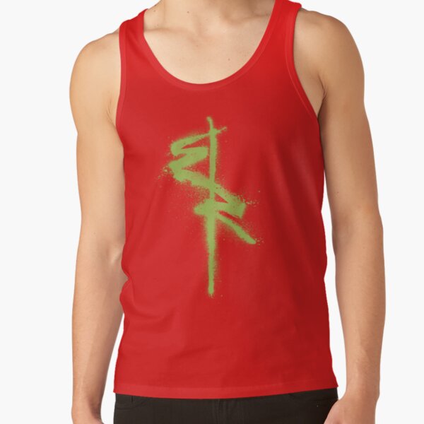 Edgerunners Symbol Spray Paint Graffiti Style Tank Top - Image 4