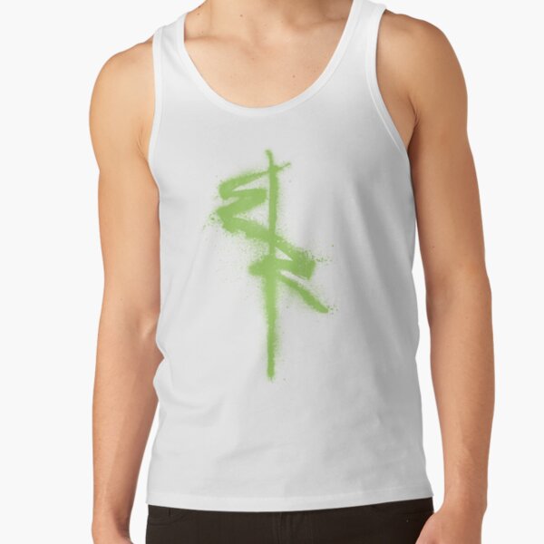 Edgerunners Symbol Spray Paint Graffiti Style Tank Top - Image 2