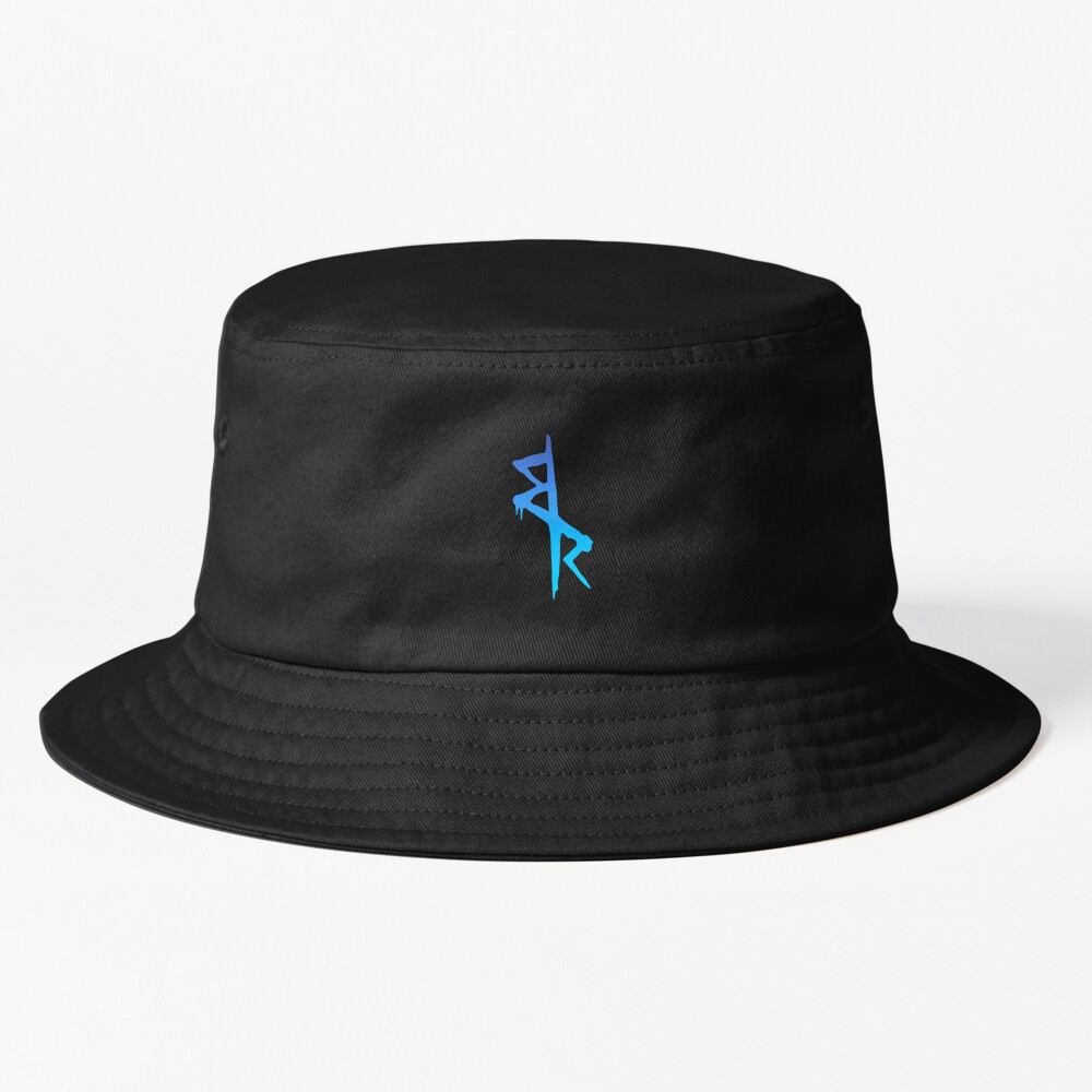 Edge Running Blue Bucket Hat