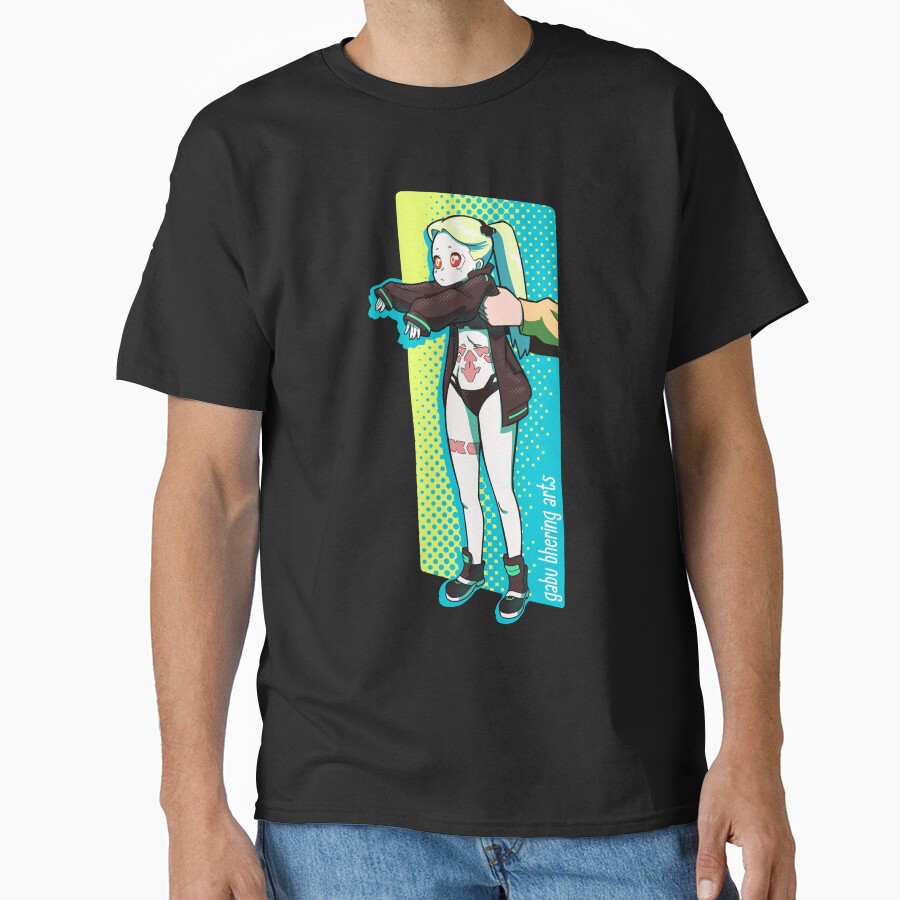 Long Rebecca From Edgerunners T-shirt - Image 2
