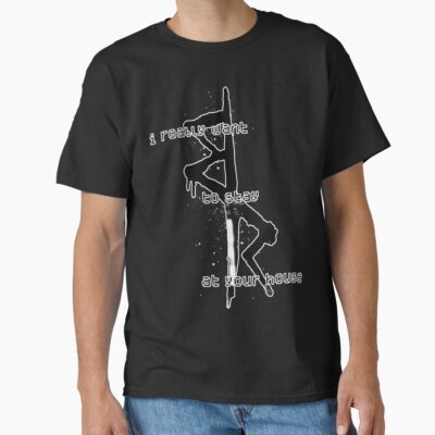 I Really Want To Stay At Your House Edgerunners Symbol Crew Cyberpunk 2022 2077 Anime Manga Cyber Punk Night City T-shirt