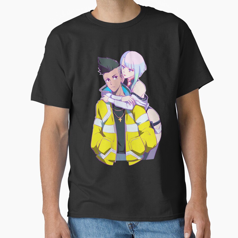 Lucy And David Cyberpunk T-shirt - Image 2