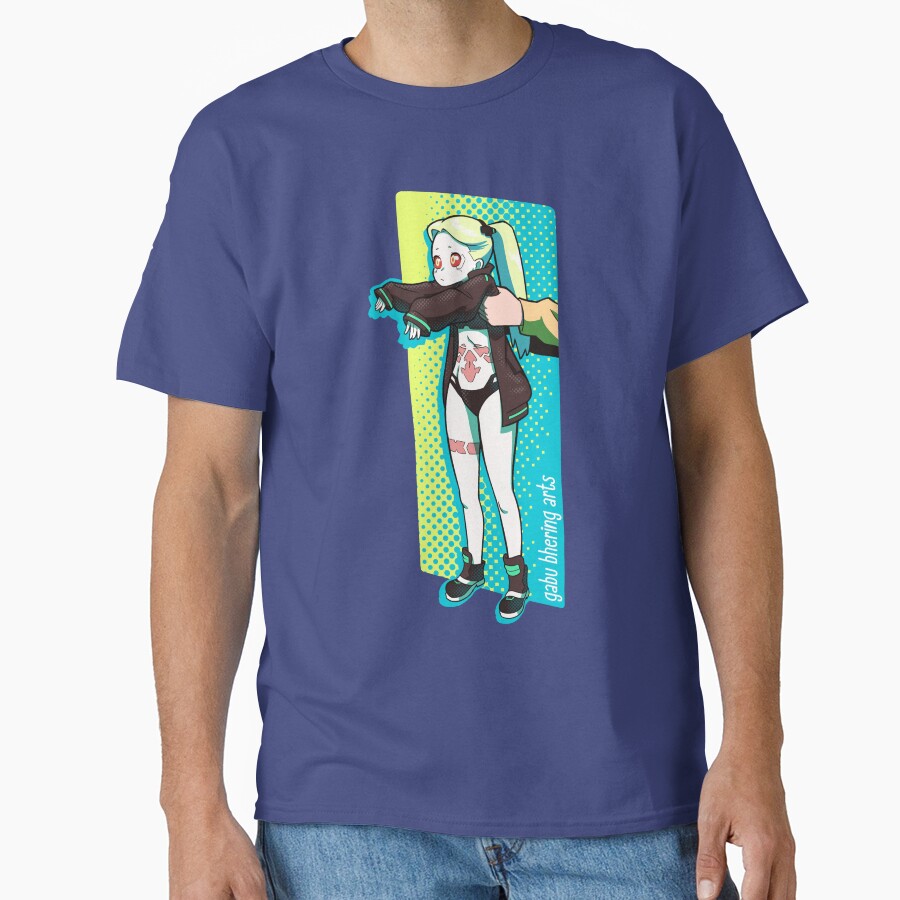 Long Rebecca From Edgerunners T-shirt - Image 4