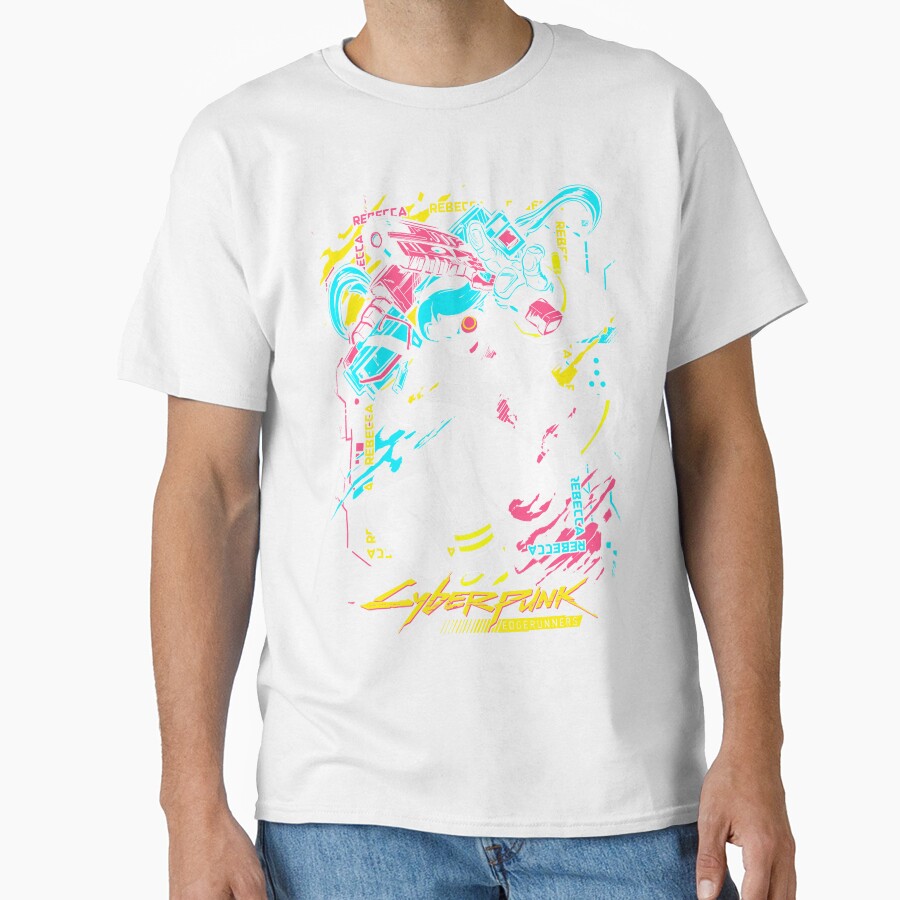 Rebecca Anime Girl Fighting T-shirt - Image 2