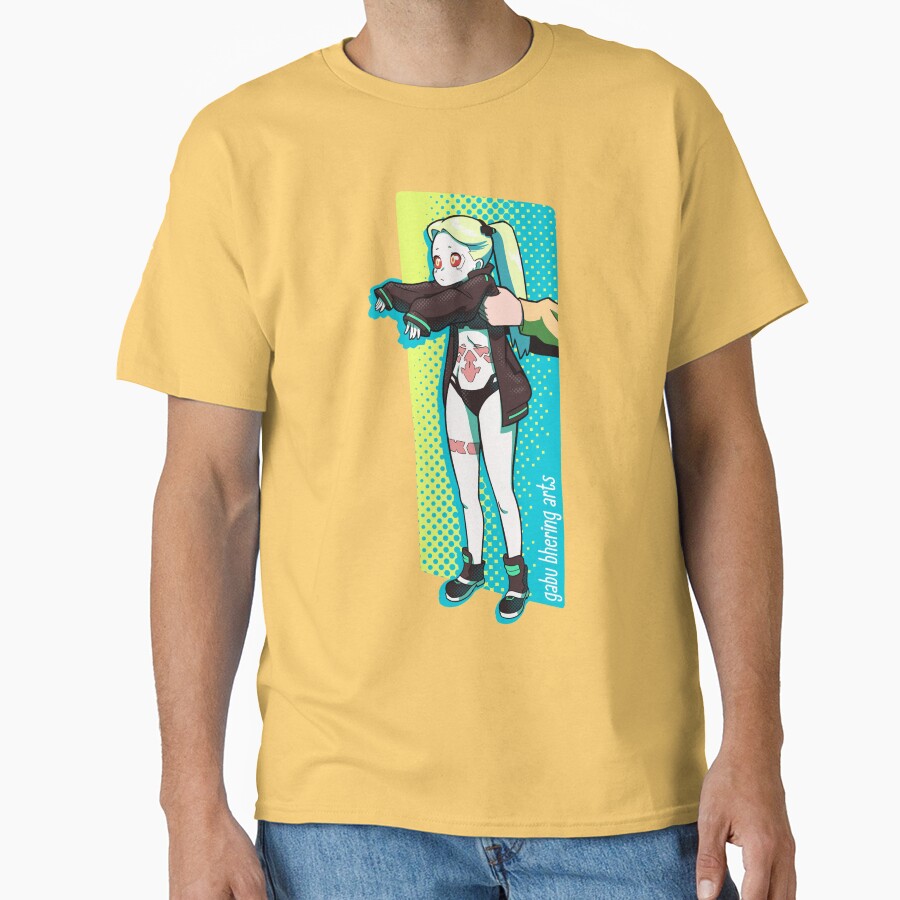 Long Rebecca From Edgerunners T-shirt - Image 6