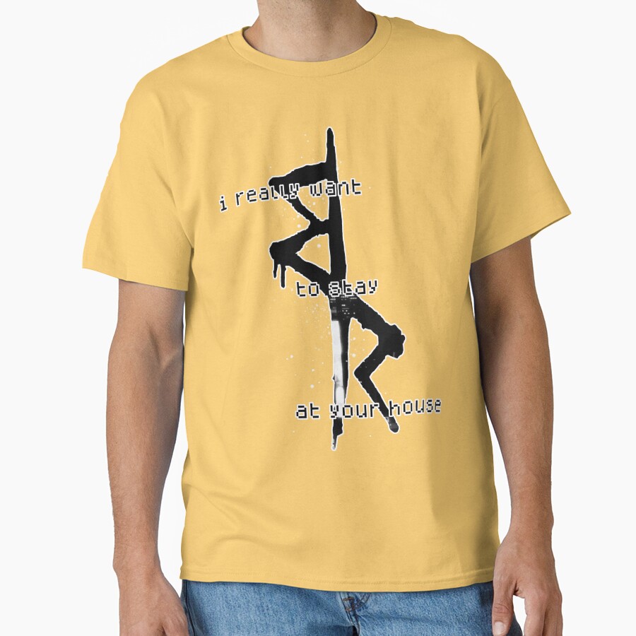 I Really Want To Stay At Your House Edgerunners Symbol Crew Cyberpunk 2022 2077 Anime Manga Cyber Punk Night City T-shirt - Image 6