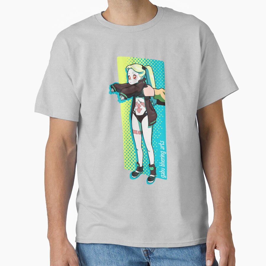 Long Rebecca From Edgerunners T-shirt - Image 3