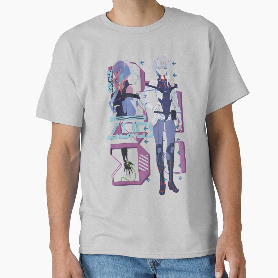 Lucy Posing Black T-shirt - Image 3