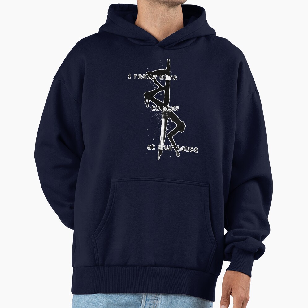 I Really Want To Stay At Your House Edgerunners Symbol Crew Cyberpunk 2022 2077 Anime Manga Cyber Punk Night City Hoodie - Image 5