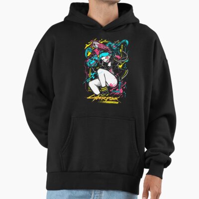 Rebecca Anime Girl Fighting Hoodie