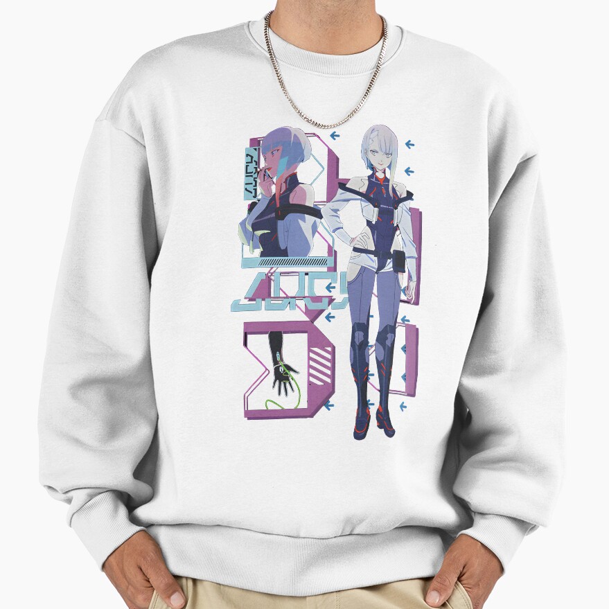 Lucy Posing Black Sweatshirt - Image 2