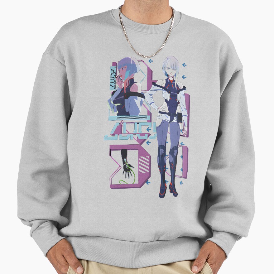 Lucy Posing Black Sweatshirt - Image 4
