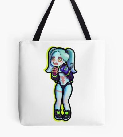Happy Rebecca From Edgerunners Tote Bag