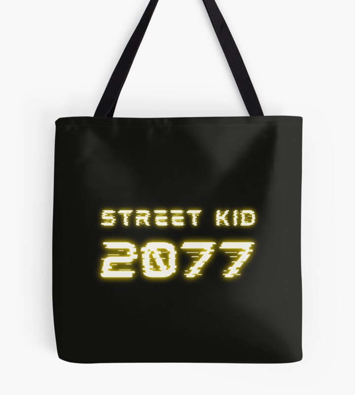 Cyberpunk Street Kid 3 Tote Bag