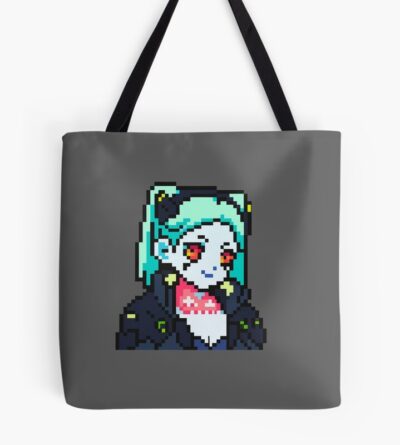 Pixel Edge Running Rebecca Tote Bag