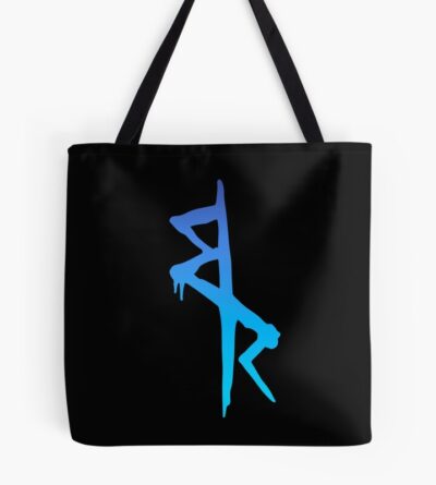 Edge Running Blue Tote Bag