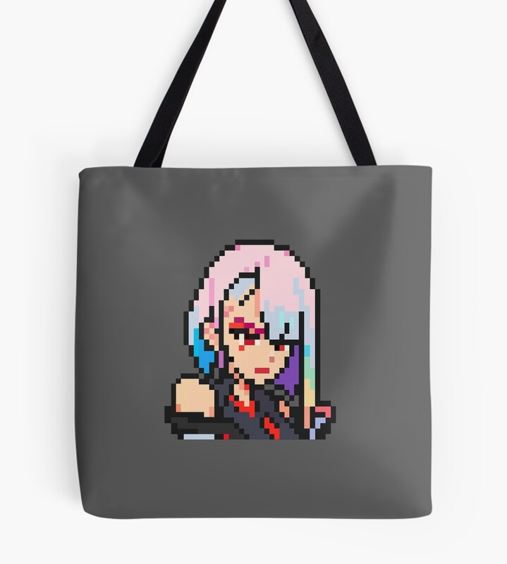 Pixel Edge Running Tote Bag