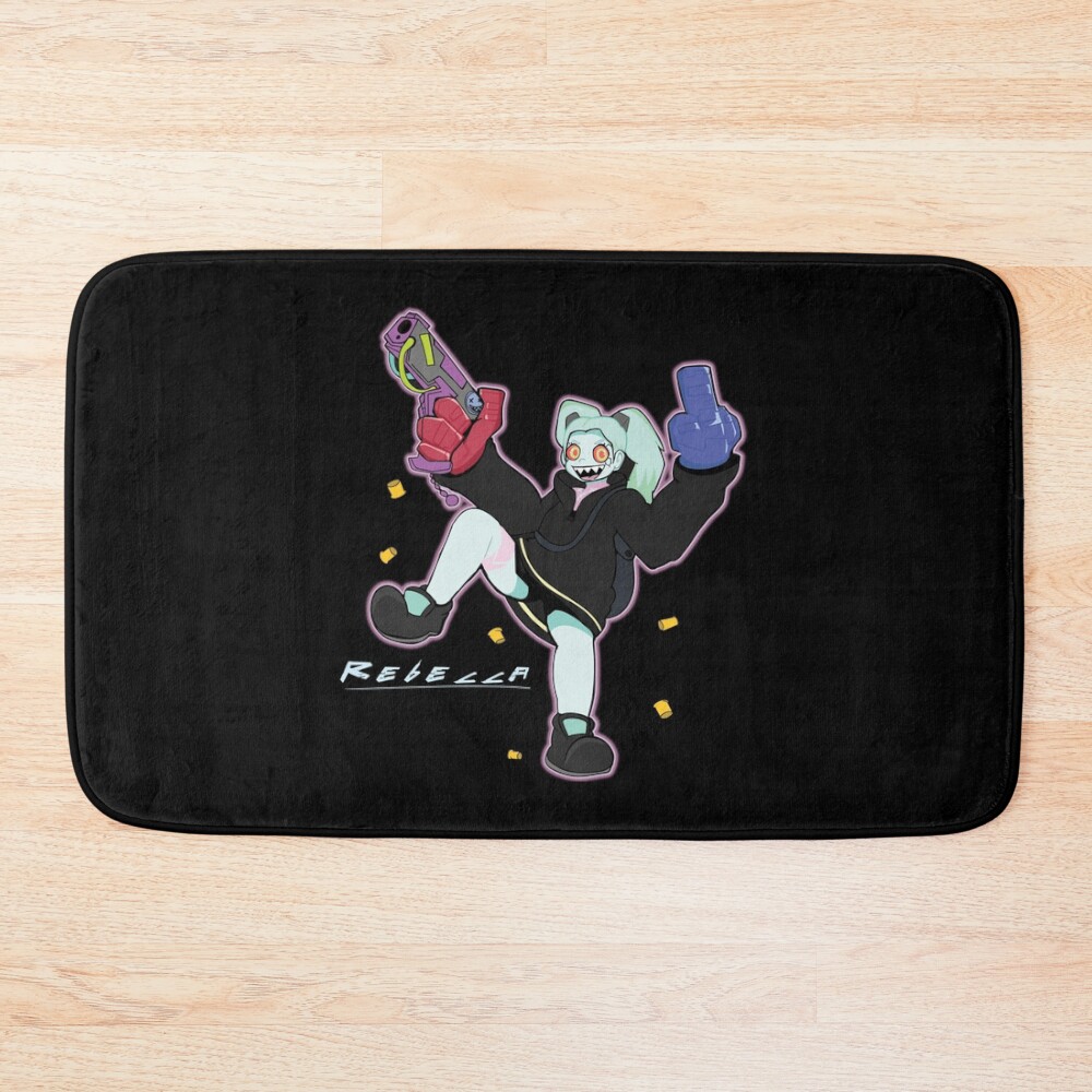 Rebecca Naughty Girl From Anime Bath Mat