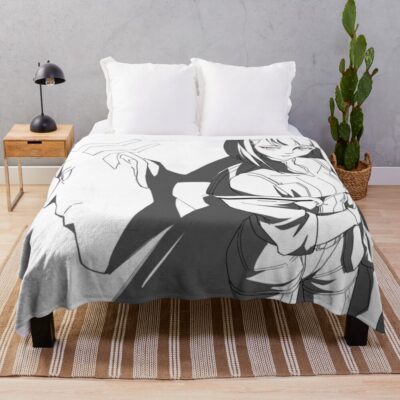 Lucy Cyberpunk Throw Blanket