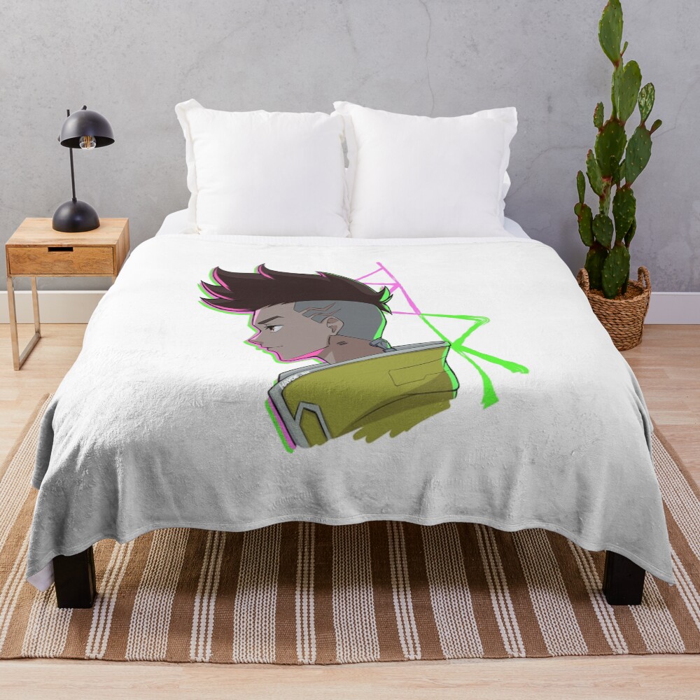 Night City Lights Throw Blanket