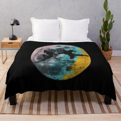 I Really Wanna Stay At Your Moon Throw Blanket