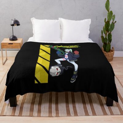 Rebecca Cute Heroine From Anime Throw Blanket