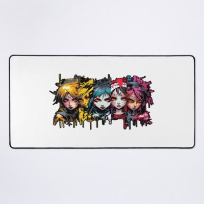 Comic Strip Anime Cyberpunk Witches Mouse Pad