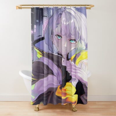 Lucy Cyberpunk Shower Curtain