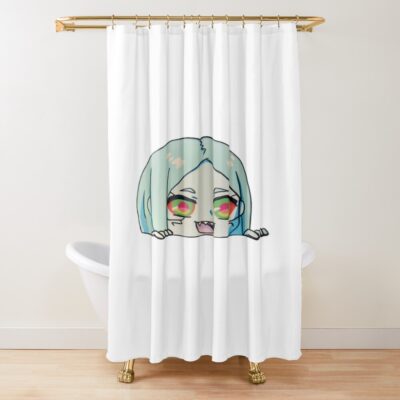 Reebecca Anime Girl Smile Shower Curtain