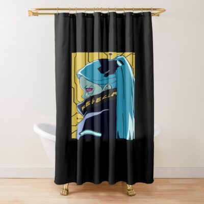 Rebecca Anime Girl Mercenary Shower Curtain