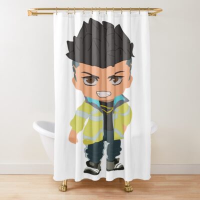 Cyberpunk David Martinez Shower Curtain