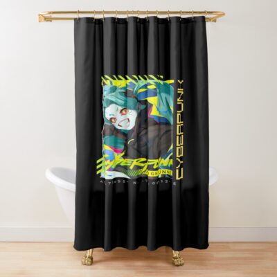 Rebecca Anime Girl Naughty Mercenary Shower Curtain