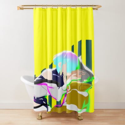 Cyberpunk Edgerunners Shirt Shower Curtain