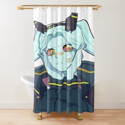 Rebecca Edgerunners Shower Curtain