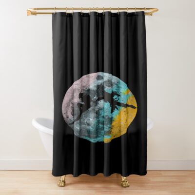 I Really Wanna Stay At Your Moon Shower Curtain
