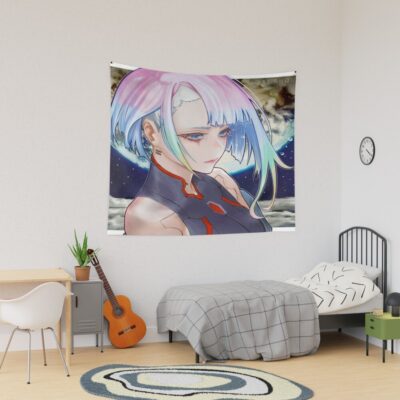 Lucy Cyberpunk Tapestry
