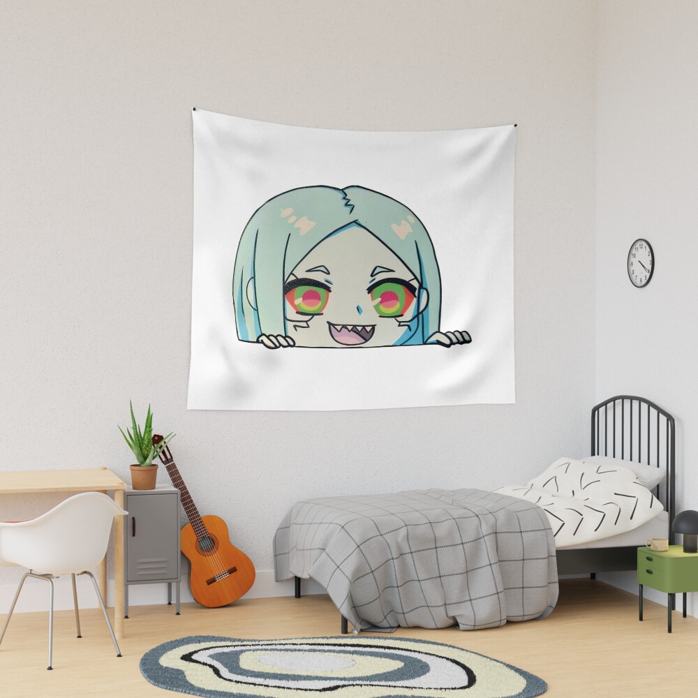 Reebecca Anime Girl Smile Tapestry