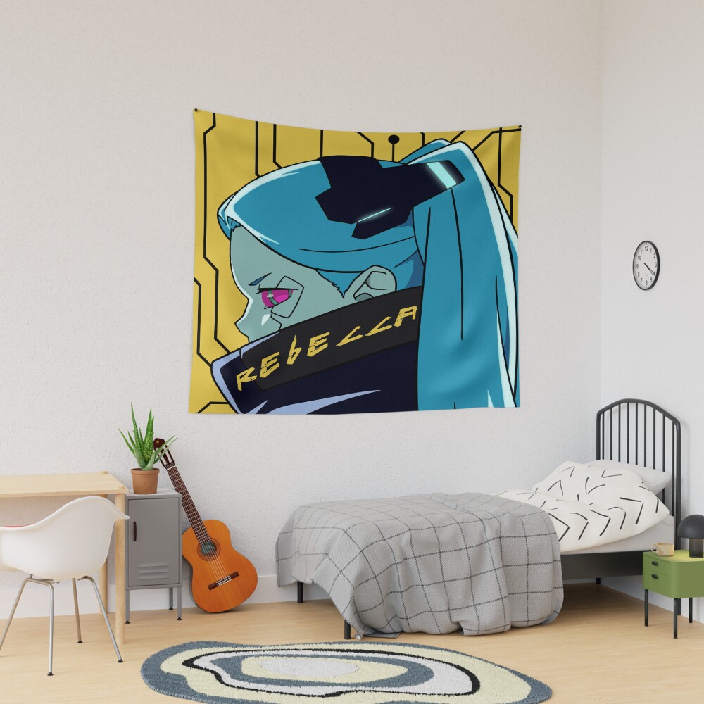 Rebecca Anime Girl Mercenary Tapestry