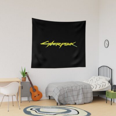 Cyberpunk Logo Tapestry