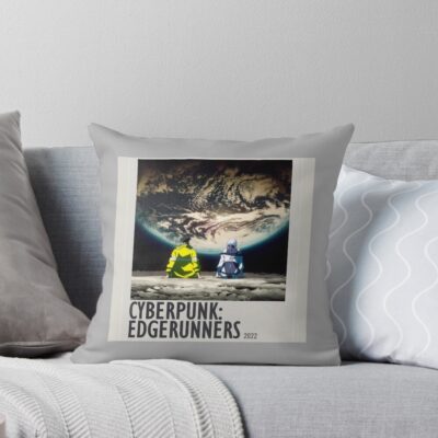 Let S Go To Moon Throw Pillow