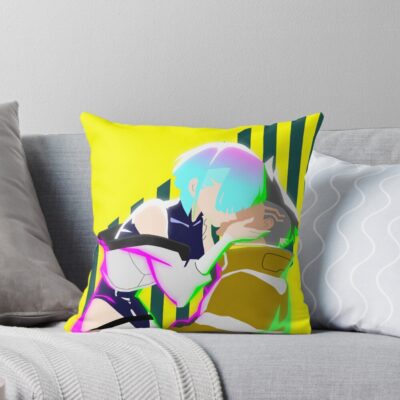 Cyberpunk Edgerunners Shirt Throw Pillow