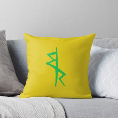 David S Jacket Symbol Throw Pillow